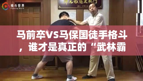 马前卒VS马保国徒手格斗，谁才是真正的“武林霸主”？结局让人意想不到！