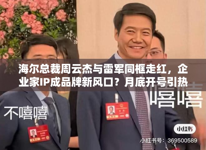 海尔总裁周云杰与雷军同框走红，企业家IP成品牌新风口？月底开号引热议！