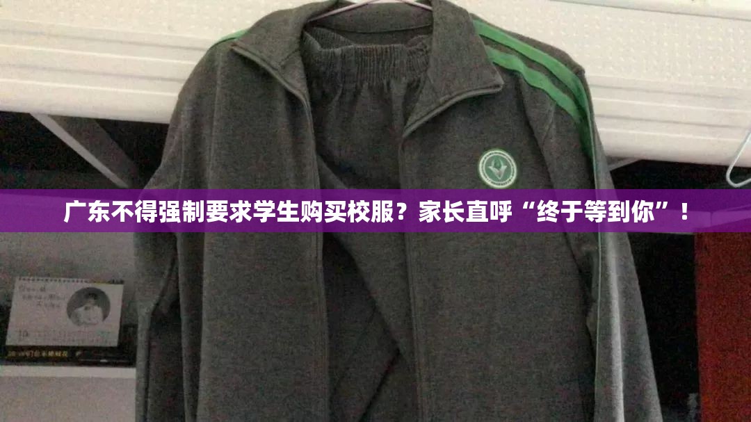 广东：不得强制要求学生购买校服